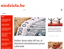Tablet Screenshot of niedziela.be